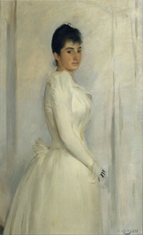 Portrait of Montserrat Carbó by Ramon Casas