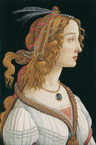Portrait of Simonetta Vespucci as Nymph by Sandro Botticelli