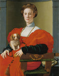 Portrait of a Lady with a Lapdog by Agnolo Bronzino