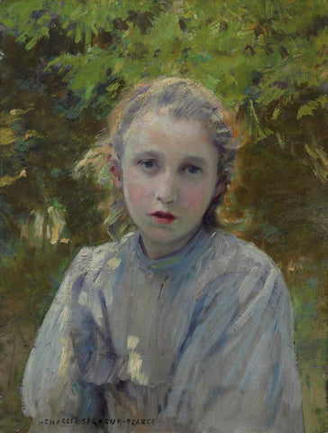 Portrait of a Young Girl by Charles Sprague Pearce