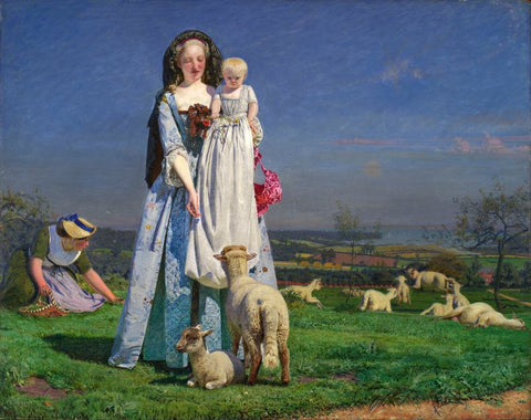 Pretty Baa-Lambs by Ford Madox Brown
