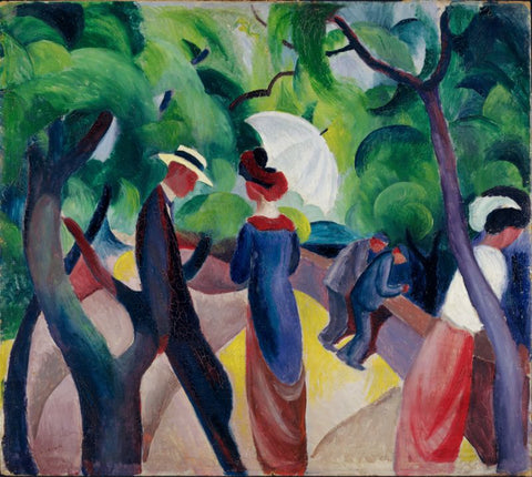 Promenade by August Macke