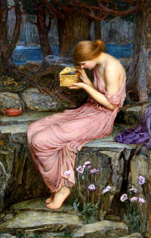 Psyche Opening The Golden Box by John William Waterhouse