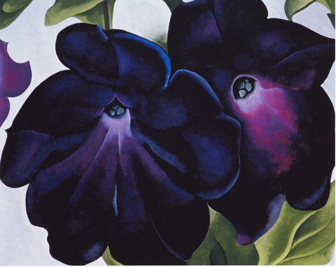 Purple Petunias by Georgia O'Keeffe