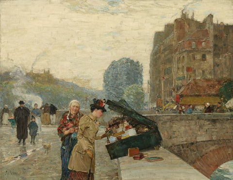 Quai St. Michel by Childe Hassam