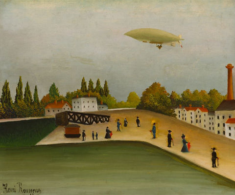 Quai d'Ivry by Henri Rousseau