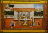 Indian Miniature - Radha and Krishna