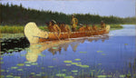 Radisson and Groseilliers by Frederic Remington