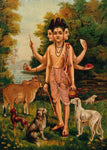 Dattatreya by Raja Ravi Varma