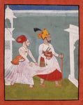 Indian Miniature - Raja Shiv Singh and Prince Ram Singh