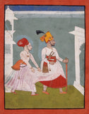 Indian Miniature - Raja Shiv Singh and Prince Ram Singh