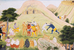 Ramayana Paintings Capture of Demons in Lanka