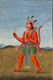 Ramayana Paintings Vali the Monkey King killed by Rama