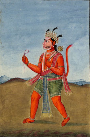 Ramayana Paintings Vali the Monkey King killed by Rama