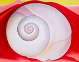 Red Hill and White Shell by Georgia O'Keeffe