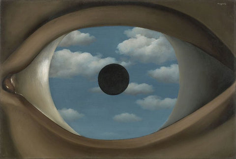 Le Faux Miroir by René Magritte