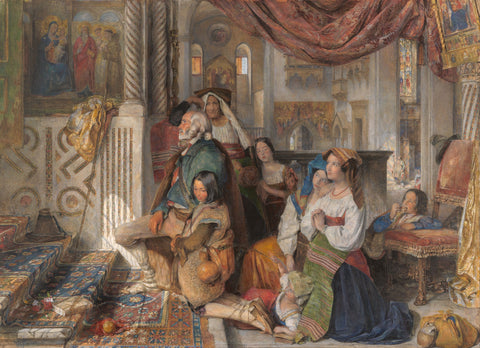 Roman Pilgrims by John Frederick Lewis