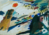Romantic Landscape by Wassily Kandinsky