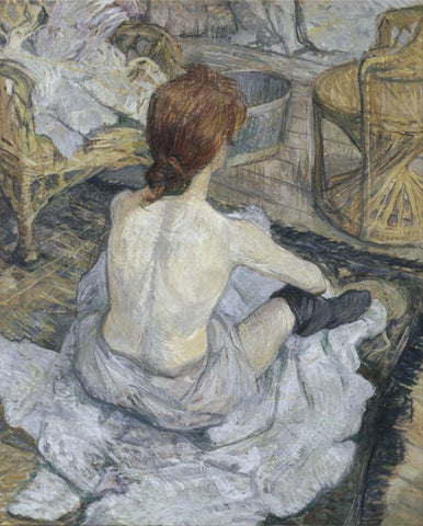 Rousse, dit aussi La Toilette by Henri de Toulouse-Lautrec