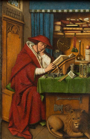 Saint Jerome in His Study by Jan Van Eyck