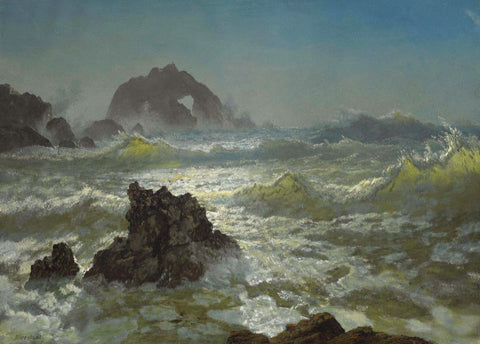 Seal Rock, California by Albert Bierstadt