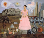Self-portrait on Borderline between Mexico and the United States by Frida Kahlo