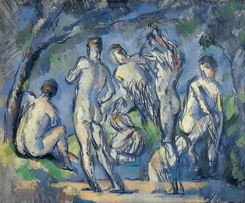 Seven Bathers by Paul Cezanne