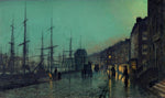 Shipping on the Clyde by John Atkinson Grimshaw