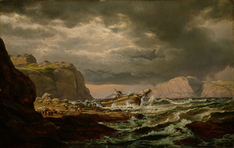 Shipwreck on the Coast of Norway by Johan Christian Clausen Dahl