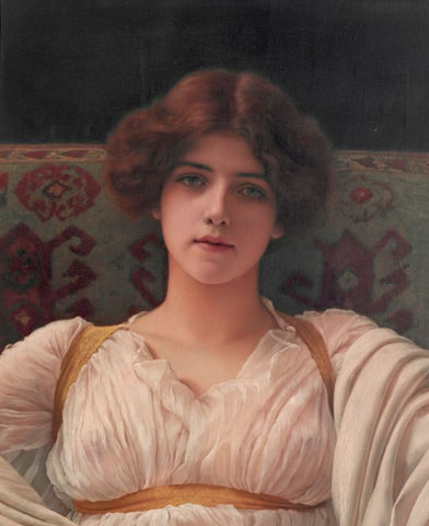 Study of miss Ethel Warwick by John William Godward