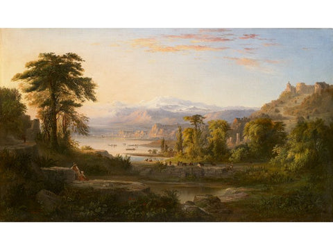 Summer Landscape Painting A Dream of Italy by Robert Duncanson