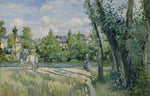 Sunlight on the Road by Camille Pissarro