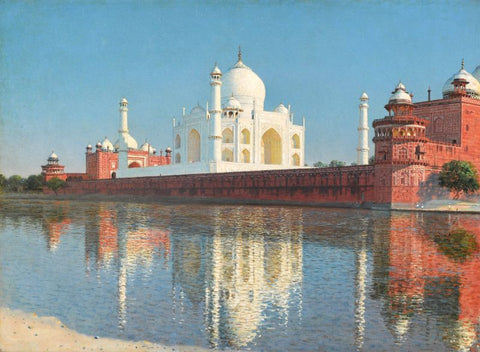 Taj Mahal Mausoleum, Agra by Vasily Vereshchagin