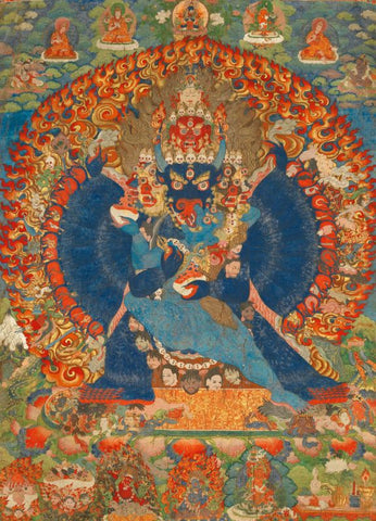 Thangka (Depicting Vajrabhairava)