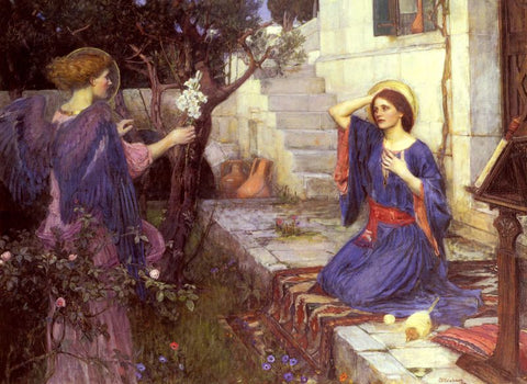 The Annunciation by John William Waterhouse