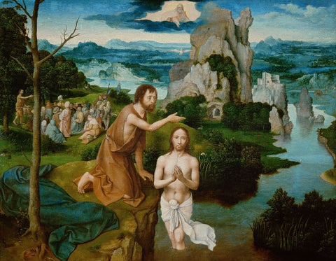 The Baptism of Christ by Joachim Patinir