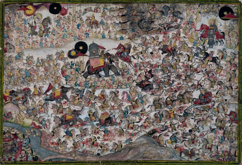 The Battle of Haldighati by Chokha