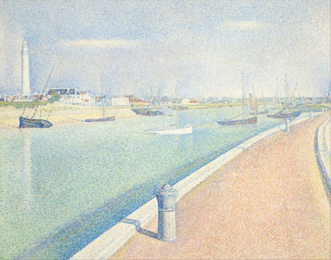 The Channel of Gravelines, Petit Fort Philippe by Georges Pierre Seurat
