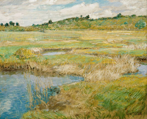 The Concord Meadow by Childe Hassam
