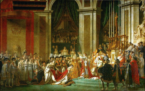 The Coronation of Napoleon by Jacques Louis David