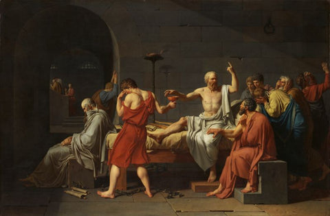 The Death of Socrates by Jacques Louis David