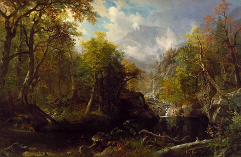 The Emerald Pool by Albert Bierstadt