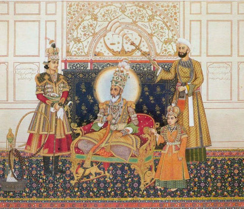The Emperor Bahadur Shah II by Ghulam Ali Khan