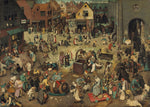 The Fight Between Carnival and Lent by Pieter Bruegel