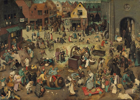The Fight Between Carnival and Lent by Pieter Bruegel