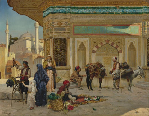 The Foundation Of Ahmed III by Rudolf Ernst