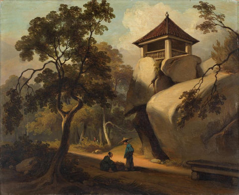 The Grotto of Camoes, Macau by George Chinnery
