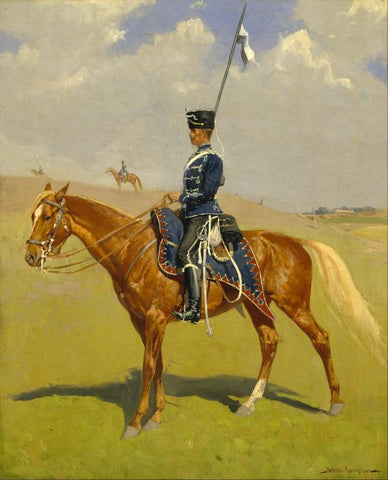 The Hussar by Frederic Remington