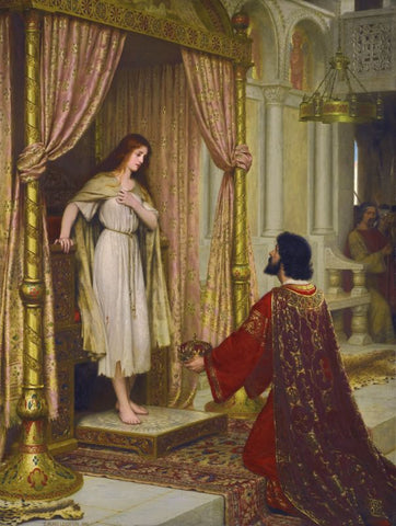 The King and the Beggar-maid by Edmund Blair Leighton