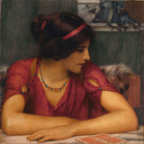 The Letter (A Classical Maiden) by John William Godward